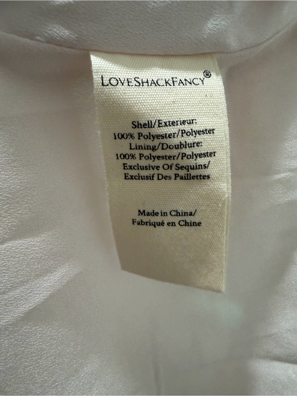 LoveShackFancy Kumi Sequin Statement Dress in Iridescent Pink - Picture 6 of 6